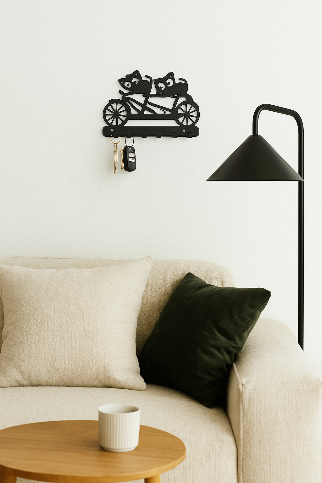 Metal key stands