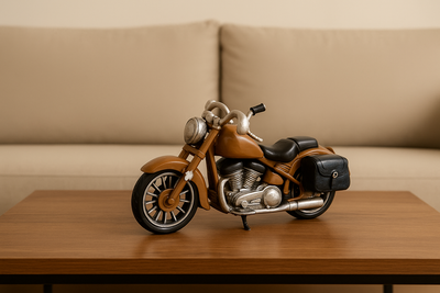 . Vintage Motorcycle Miniature Model