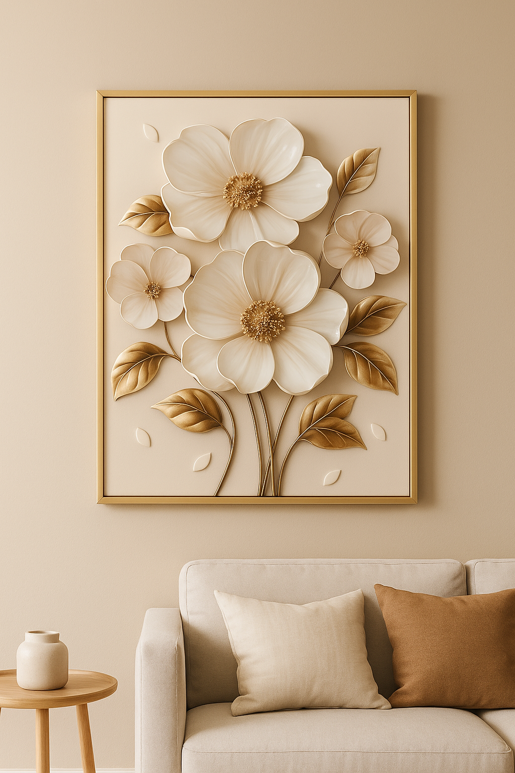 Raised wooden canvases