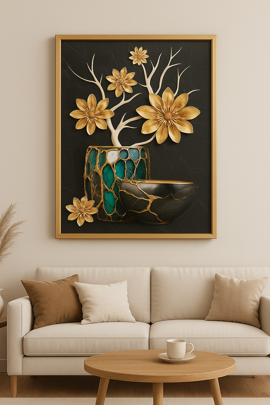 Small raised wall canvases