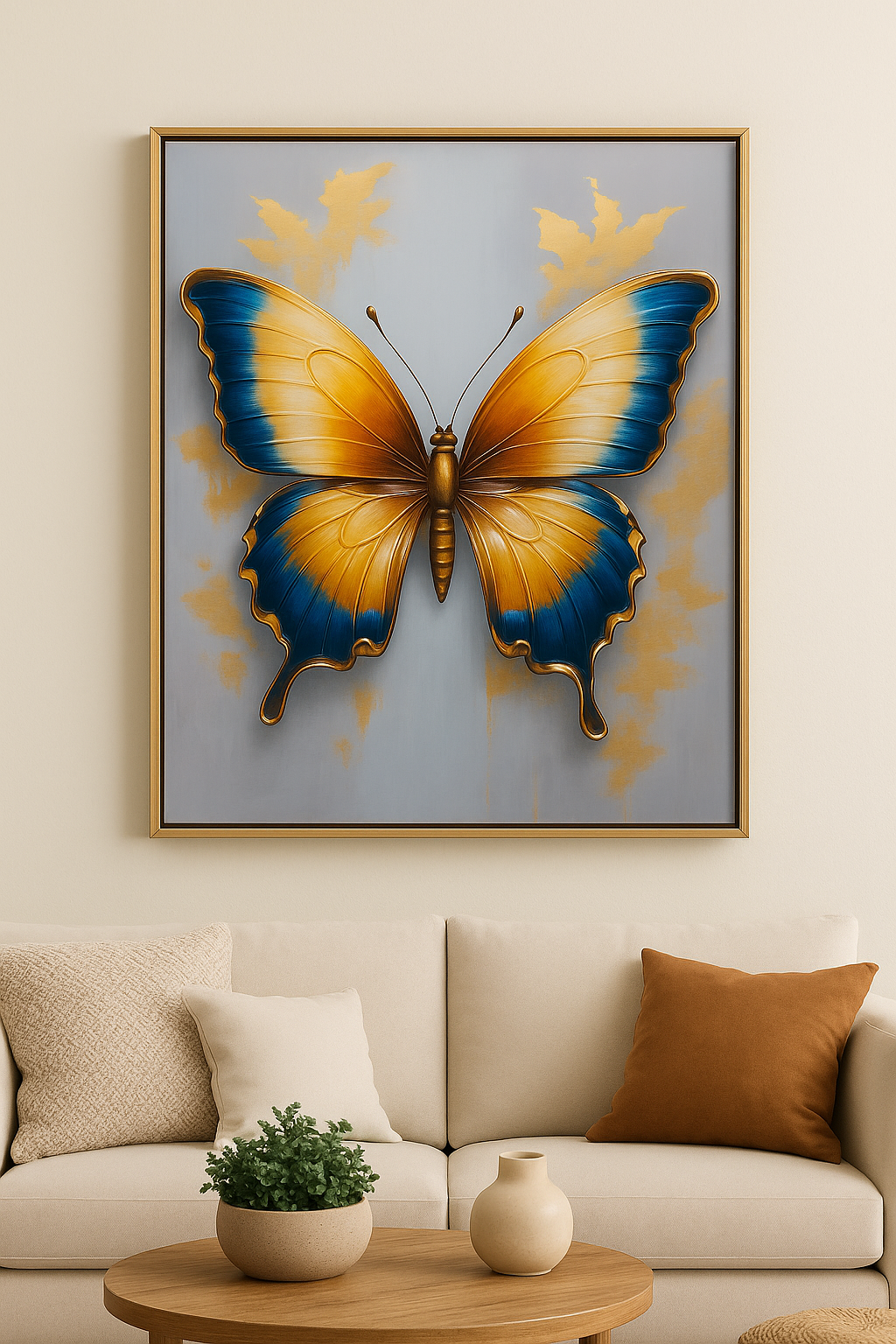 Small raised wall canvases