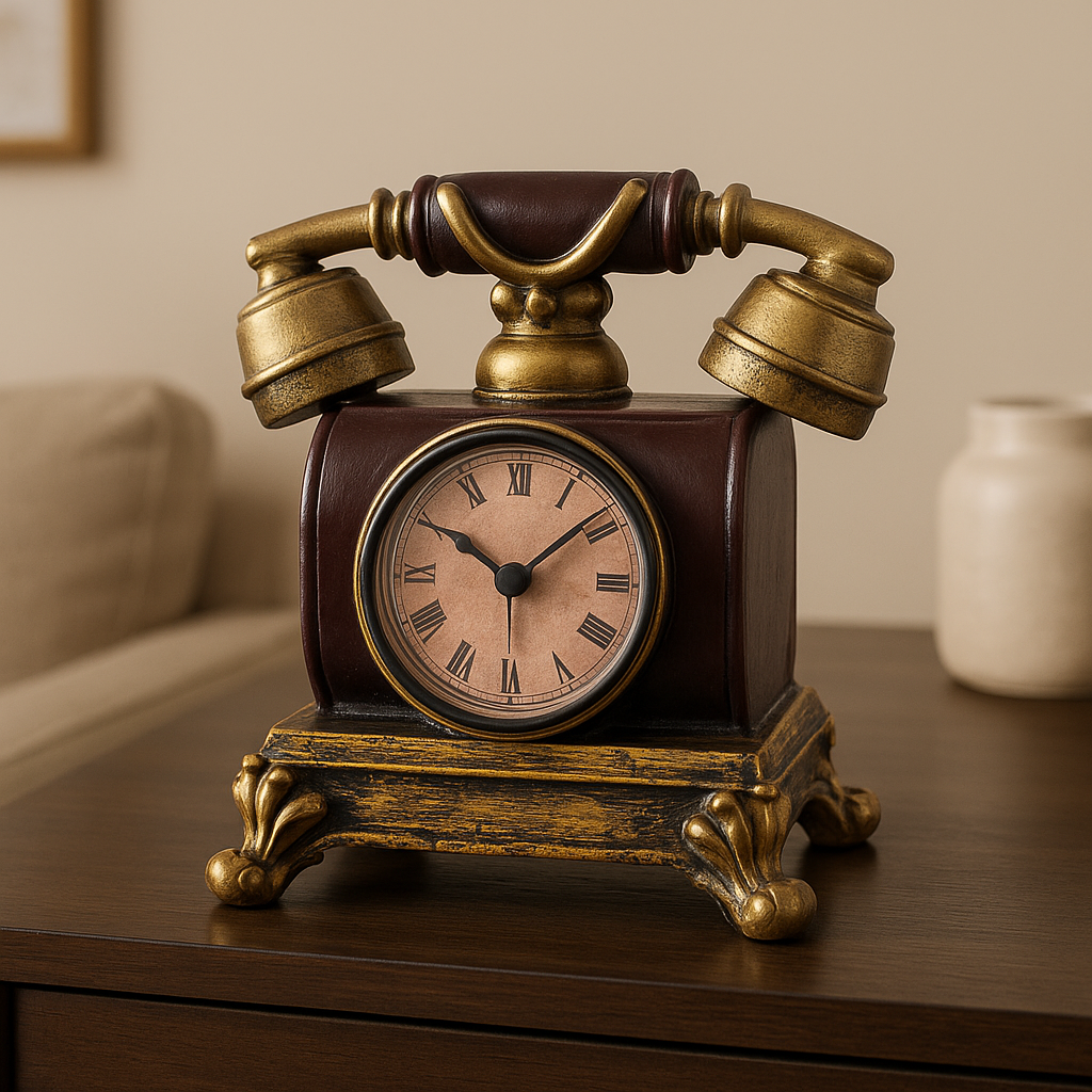 Vintage Telephone Clock